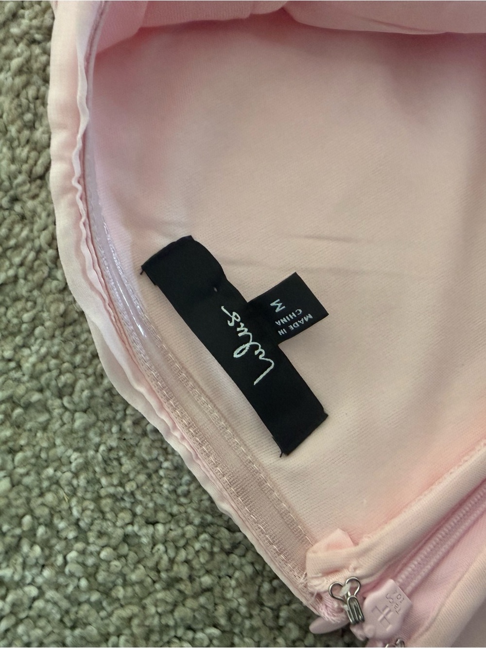 Lulu's Soft Light Pink Strapless Dress - Picture 2 of 2